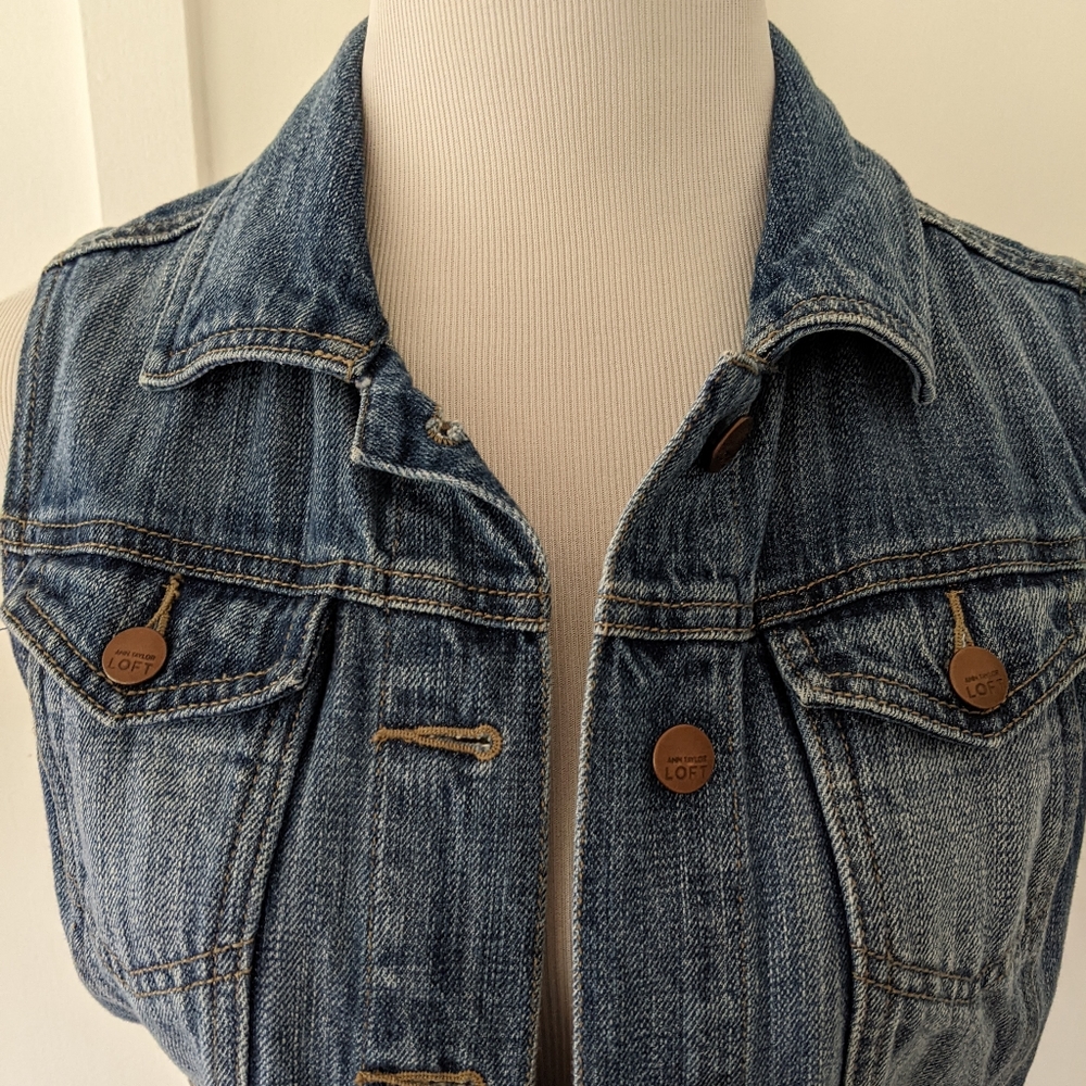 Loft denim vest - Picture 5 of 10